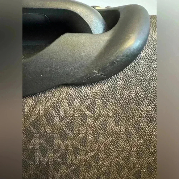 Michael Kors Monogram Carry On Luggage Brown - Picture 6 of 15